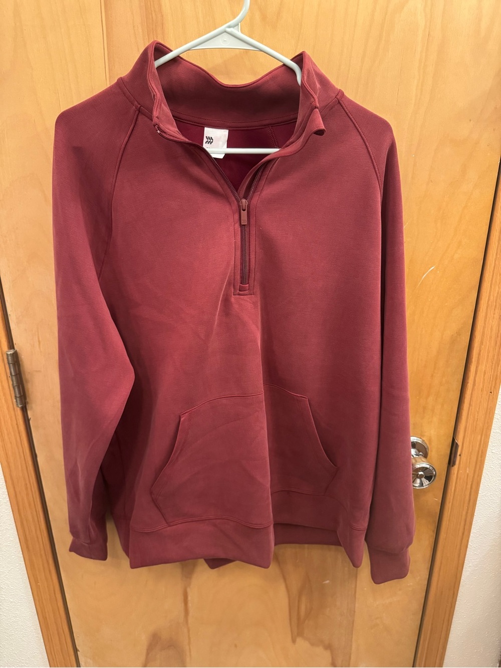 all in motion Women’s Quarter-Zip Sweatshirt - Burgundy
